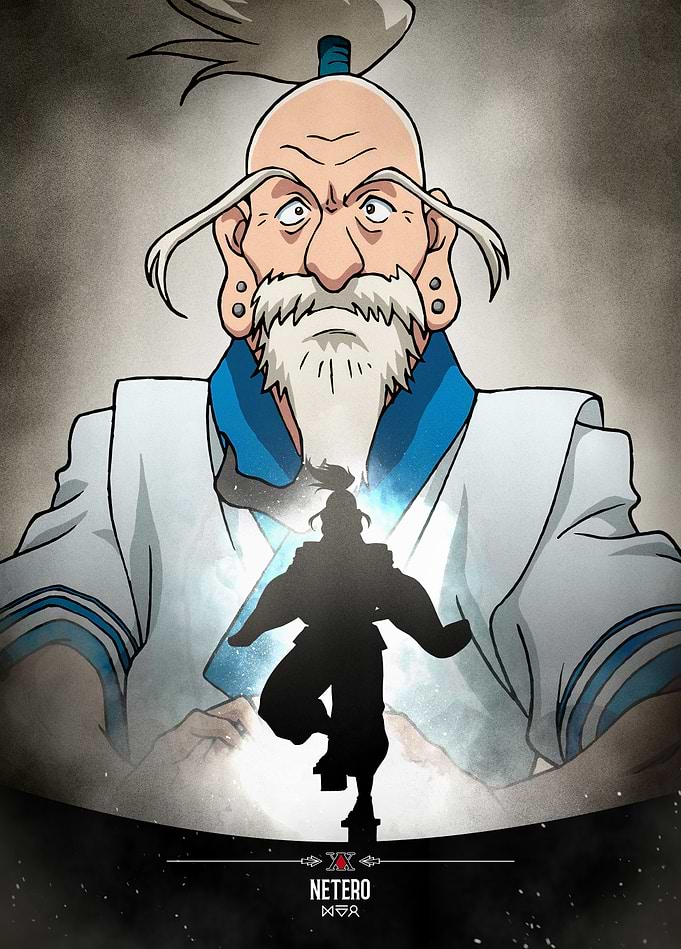 Hunter x Hunter: Isaac Netero - Premium Metal Poster