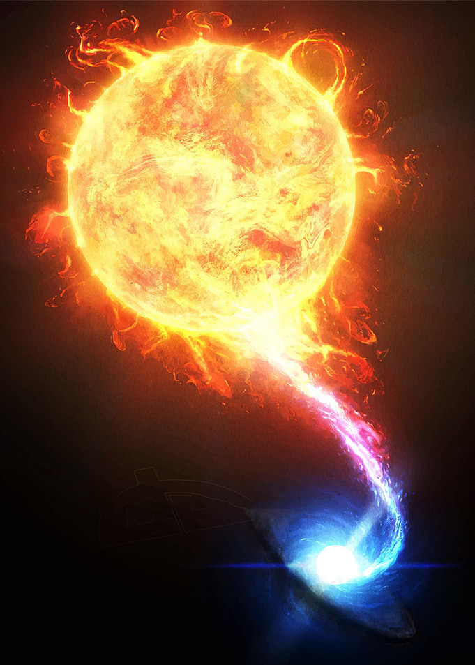 Cosmic Collision: Star and Black Hole