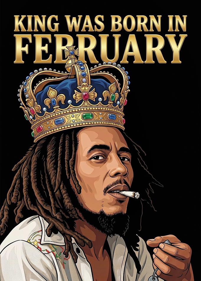 Bob Marley King February Birthday