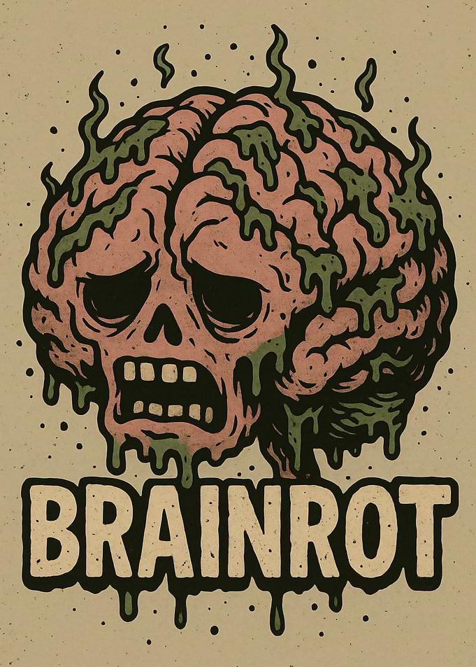 Brain Rot Skull