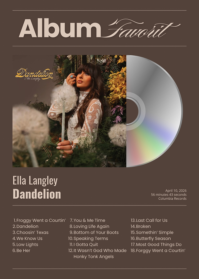 Ella Langley Dandelion Album Cover
