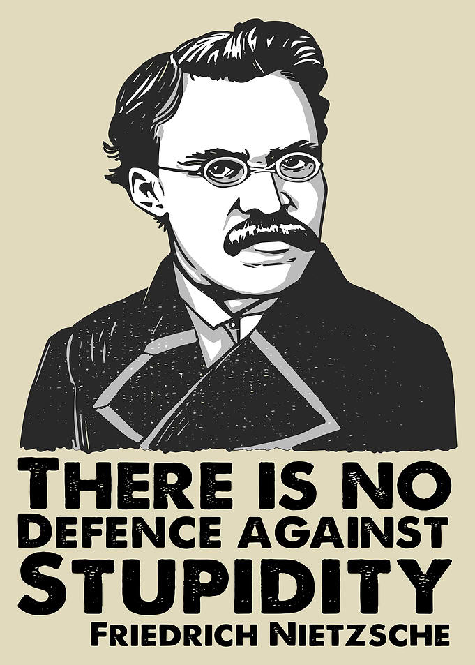Friedrich Nietzsche quote poster