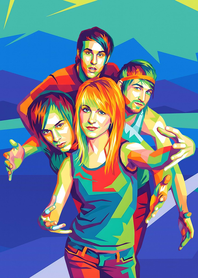 Paramore Band Pop Art Portrait