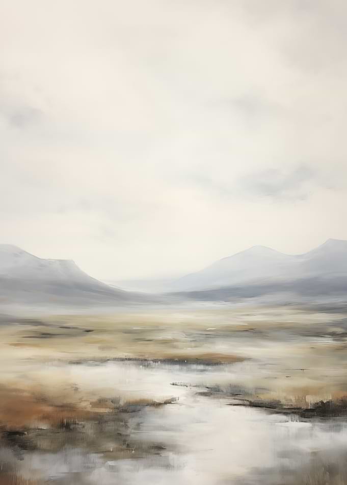 Misty Mountain Landscape