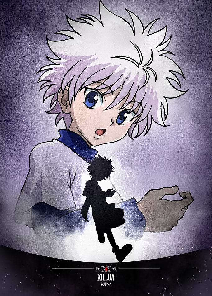 Hunter x Hunter: Killua Zoldyck - Premium Metal Poster