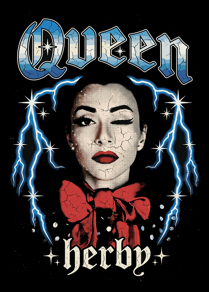Queen Herby Lightning Portrait