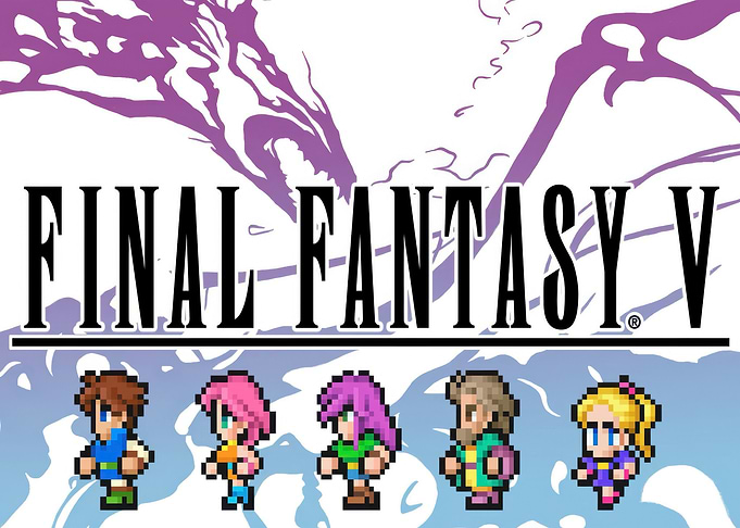 Final Fantasy V Pixel Art Characters