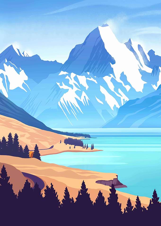 Silent Valleys — Mountain Lake Serenity