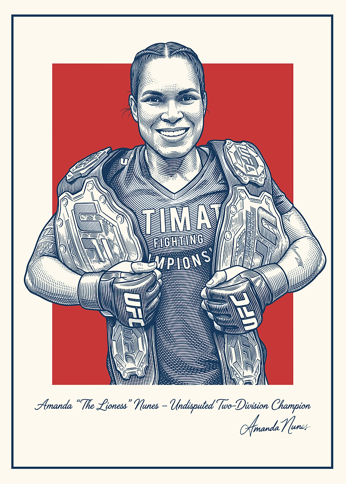 Amanda Nunes Champion Portrait