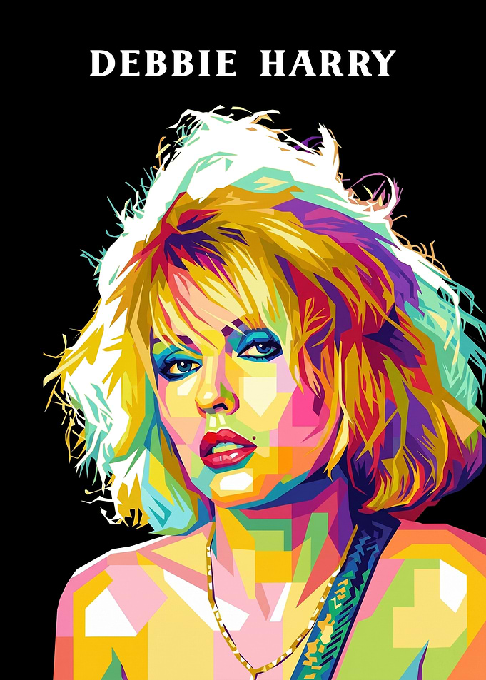 Debbie Harry Pop Art Portrait