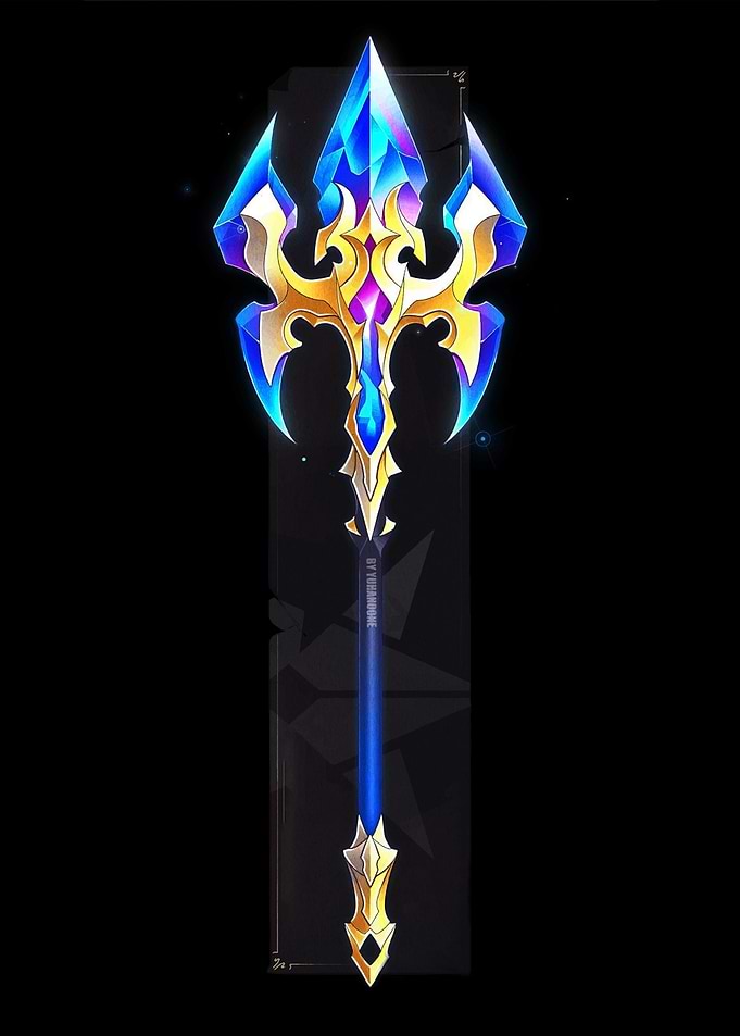 Fantasy Crystal Trident