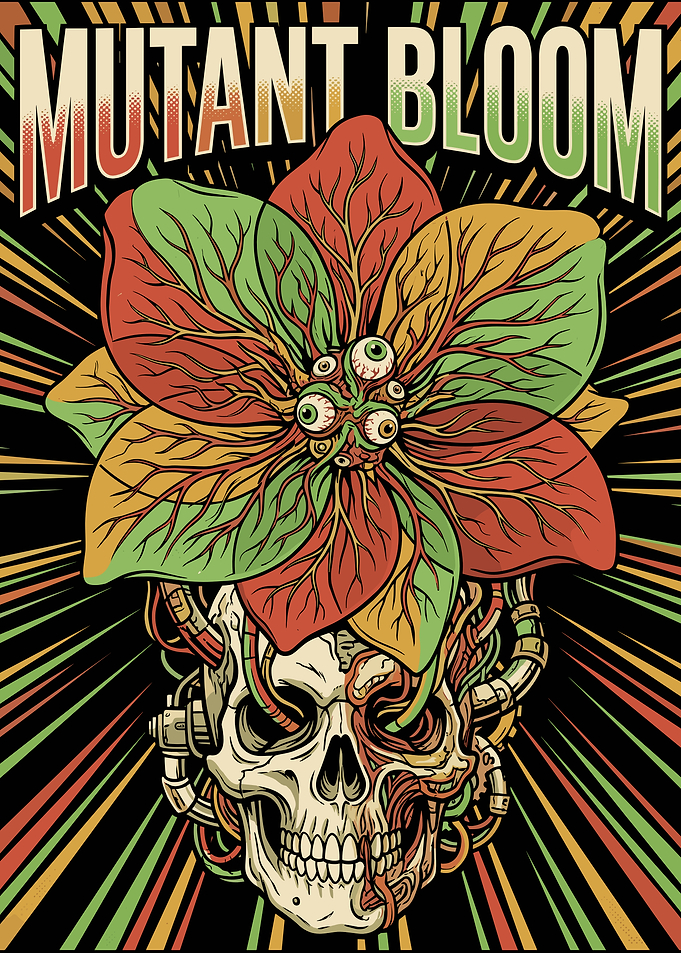 Mutant Bloom Skull Flower