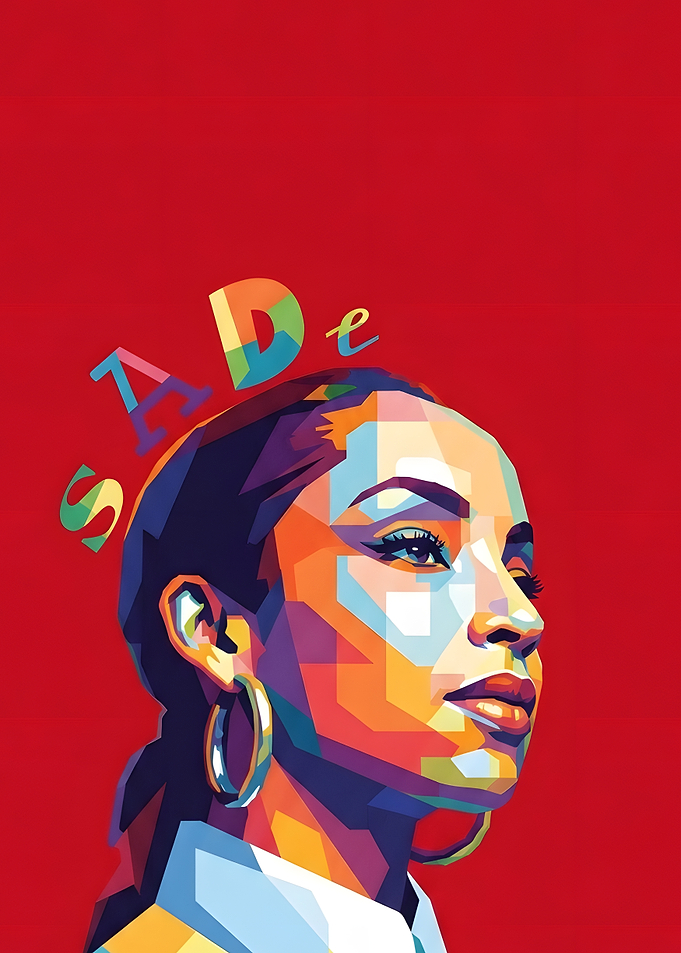 Sade Pop Art Portrait