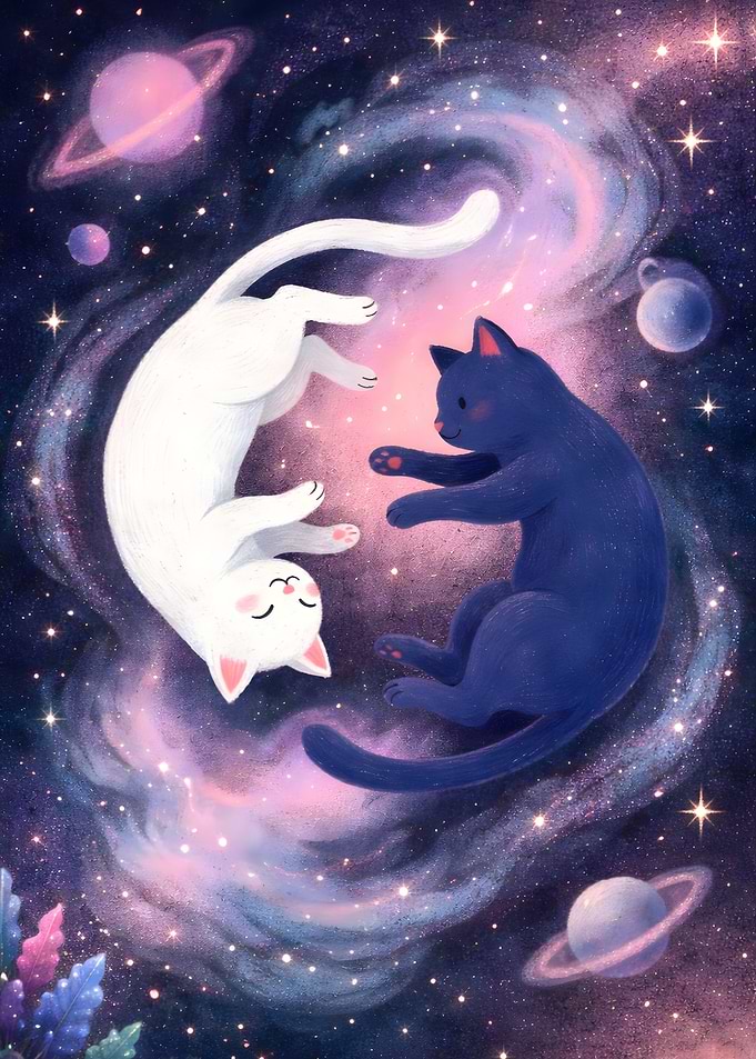 Cosmic Cats in Nebula
