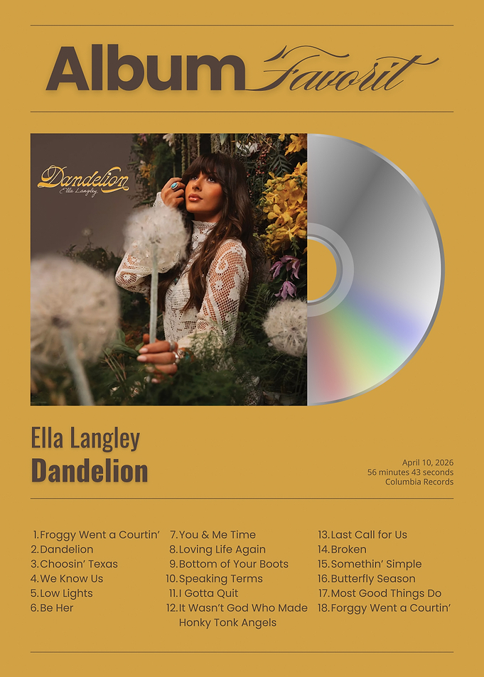 Ella Langley Dandelion Album Cover