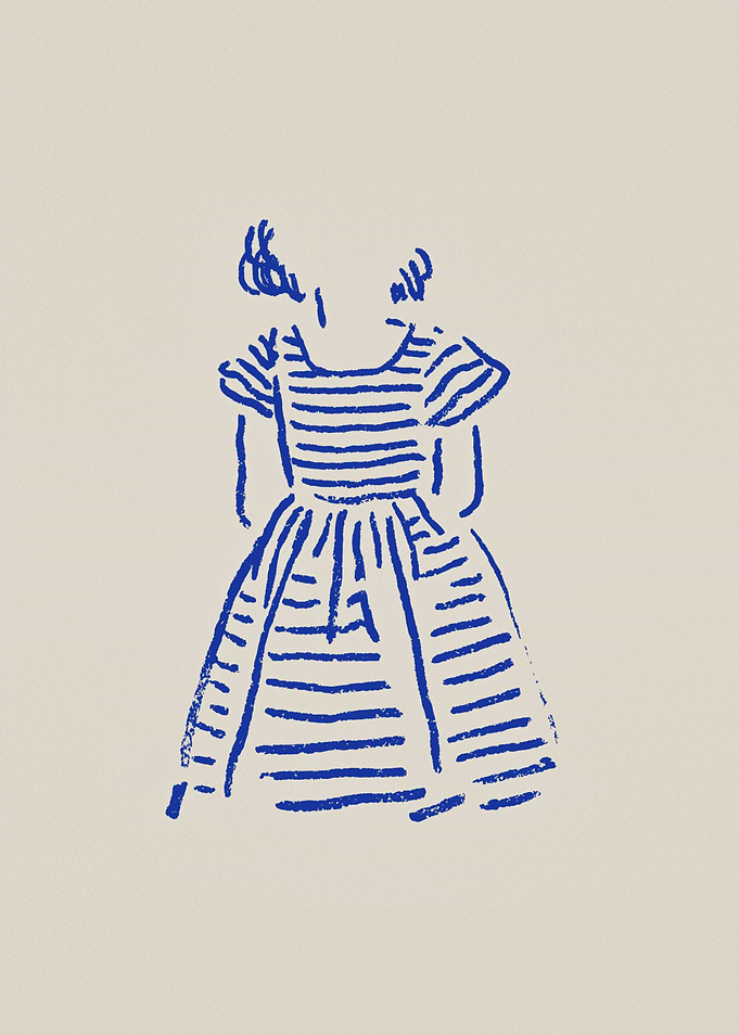 Child in Striped Dress
