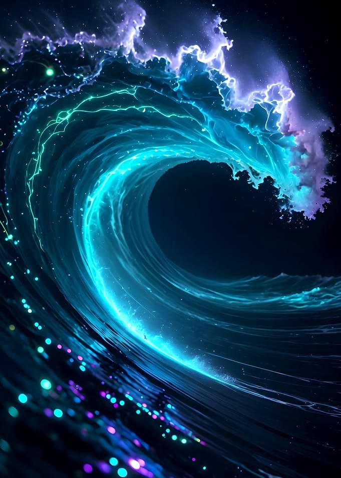 Cosmic Ocean Wave