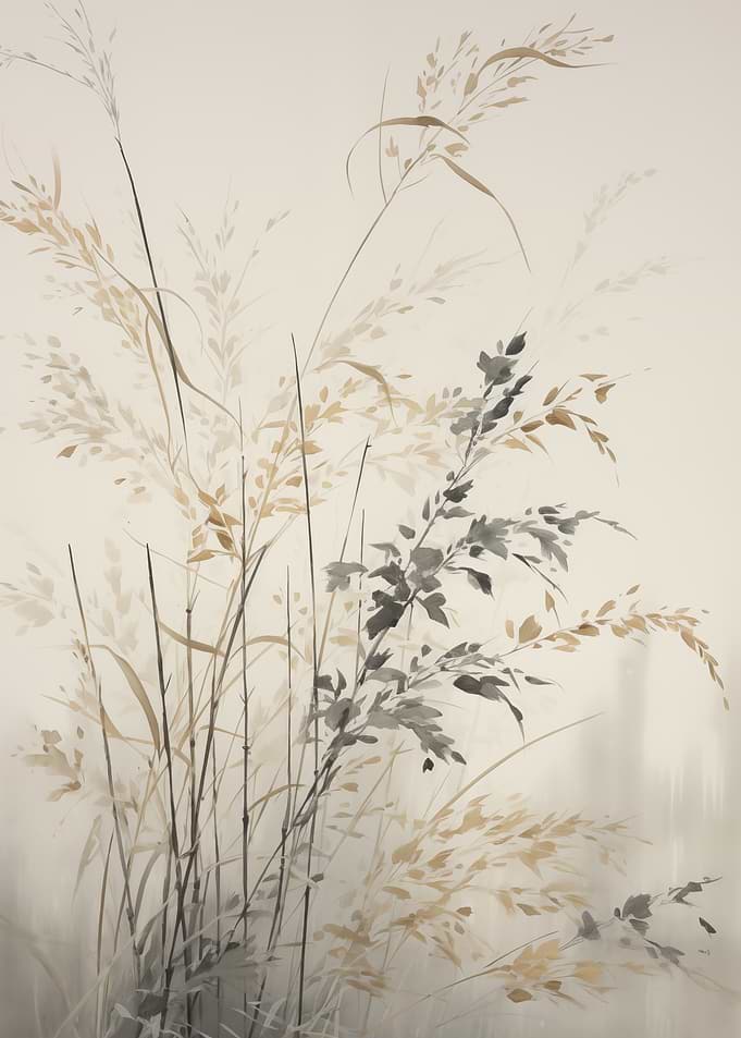 Reeds and grasses Botanical