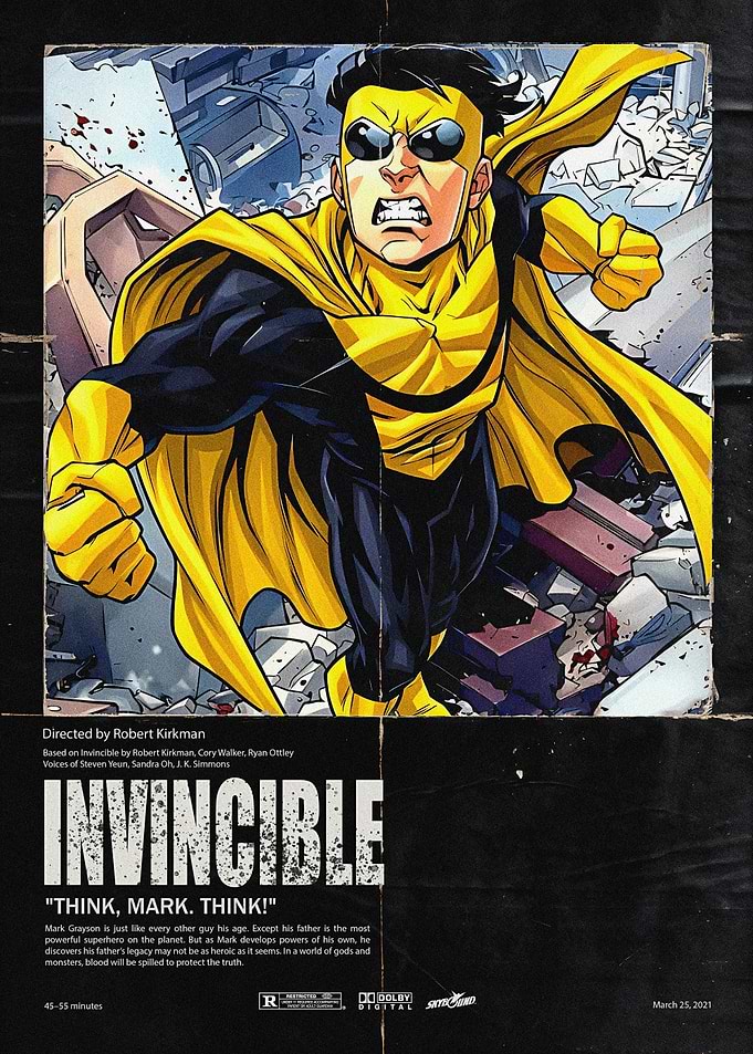 Invincible Comic Book Poster