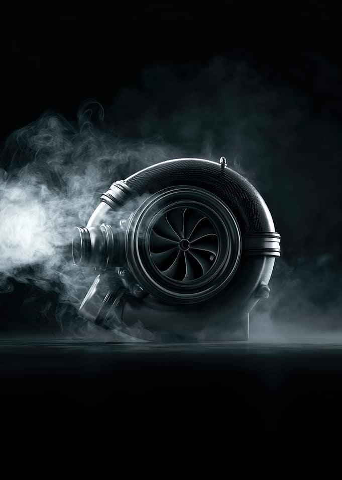 Turbocharger with Smoke