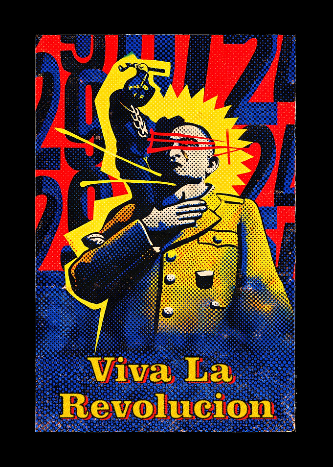 Viva La Revolucion Pop Art Poster