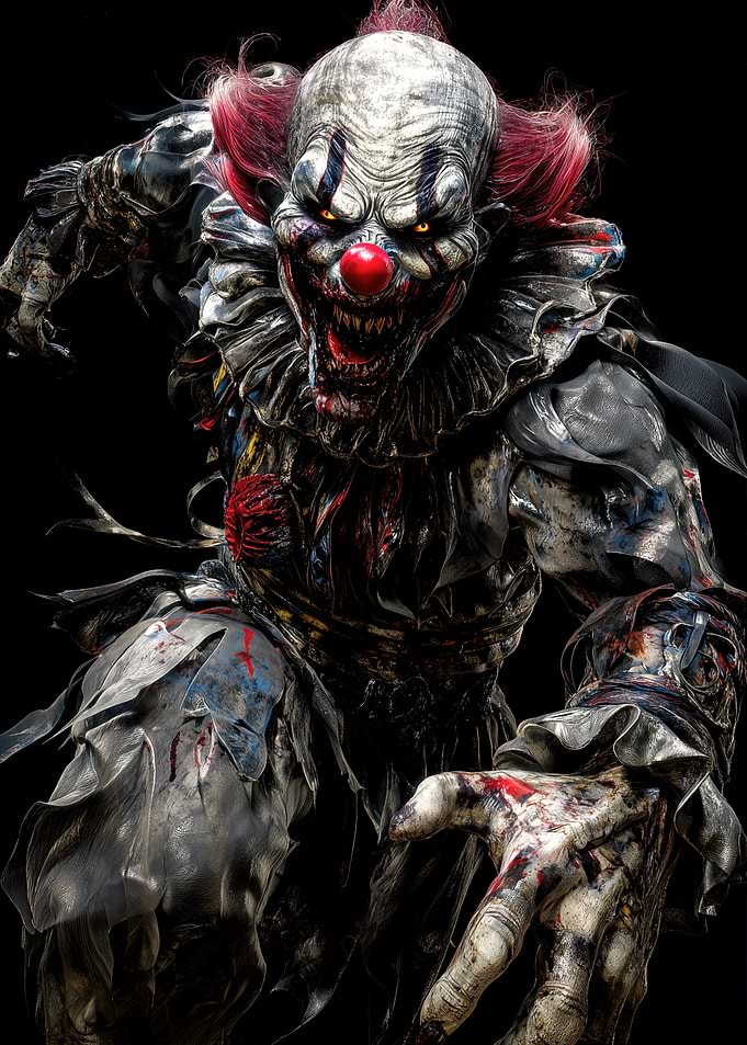 Terrifying Evil Clown Monster