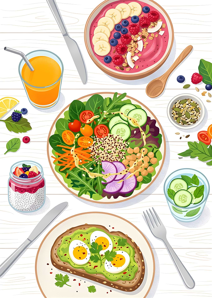 Healthy Breakfast Spread