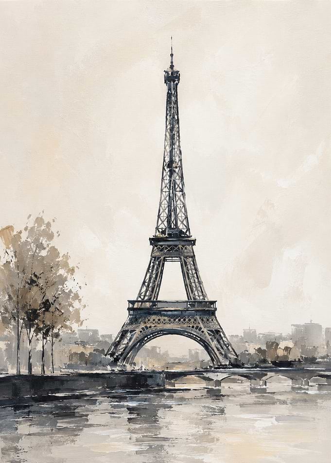 Eiffel Tower painting