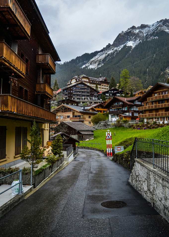 Alpine Village Street Scene