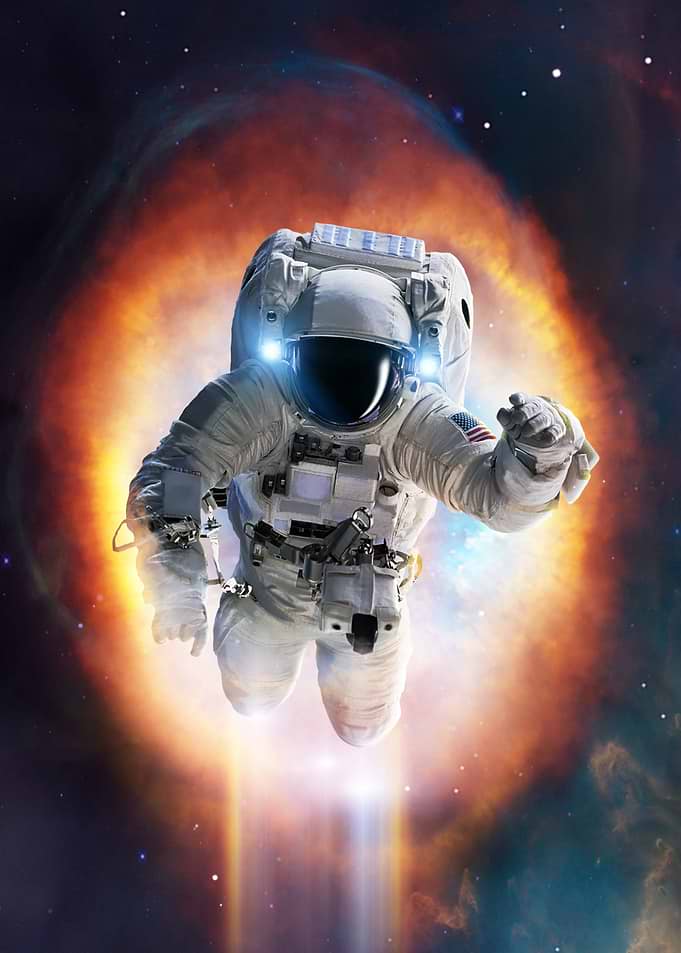 Astronaut in Nebula