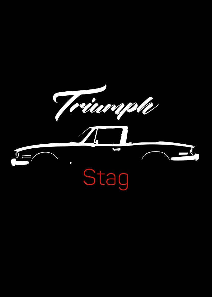 Triumph Stag Car Silhouette