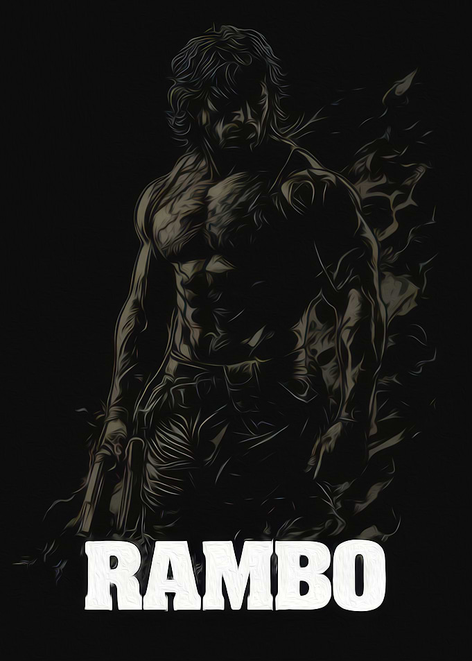 Rambo Movie Poster Art
