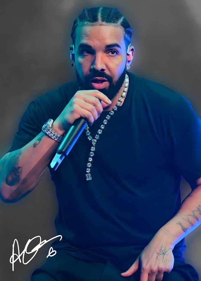 Drake Performing on Stage