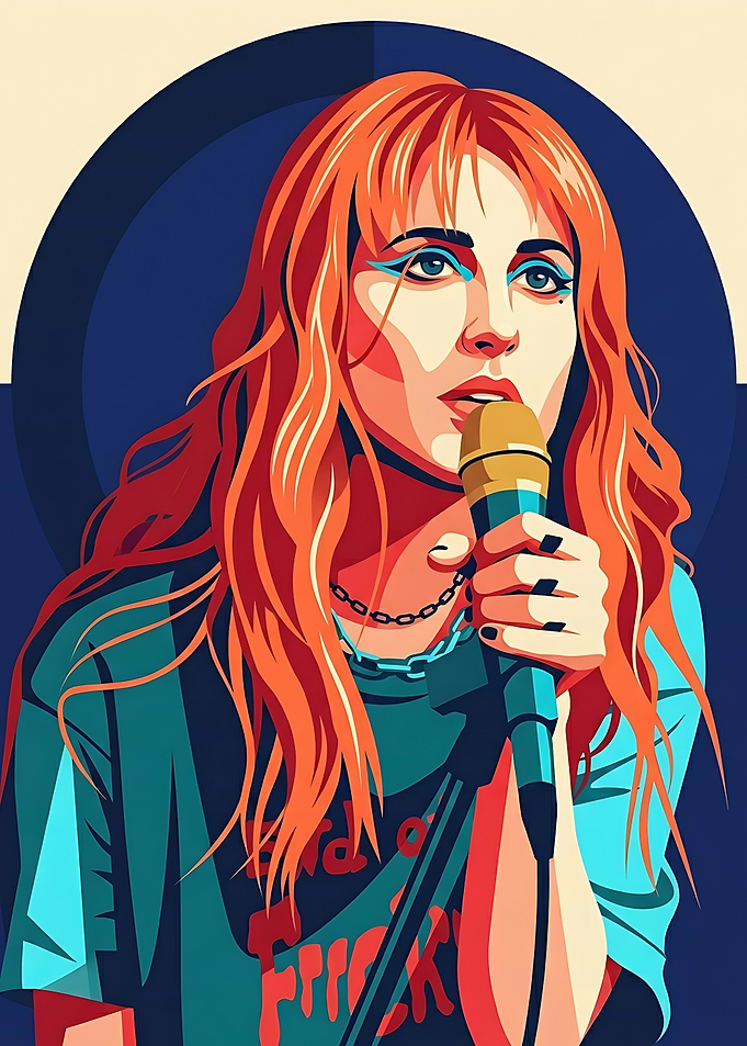 Hayley Williams Pop Art Portrait