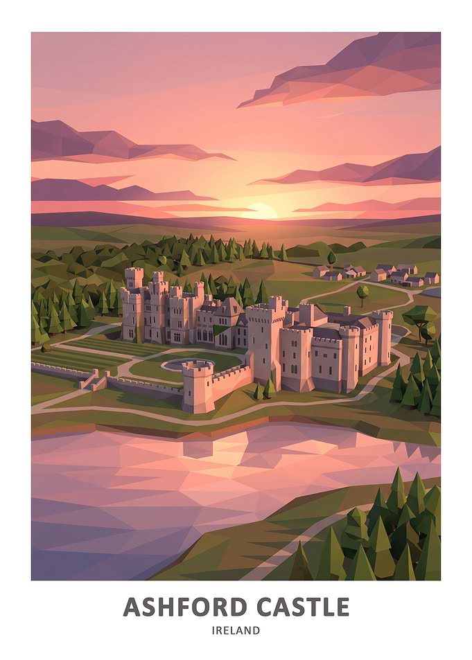 Ashford Castle at Sunset