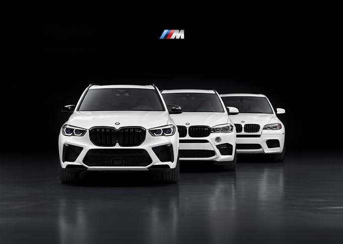 BMW X5M Generation Lineup Car Poster