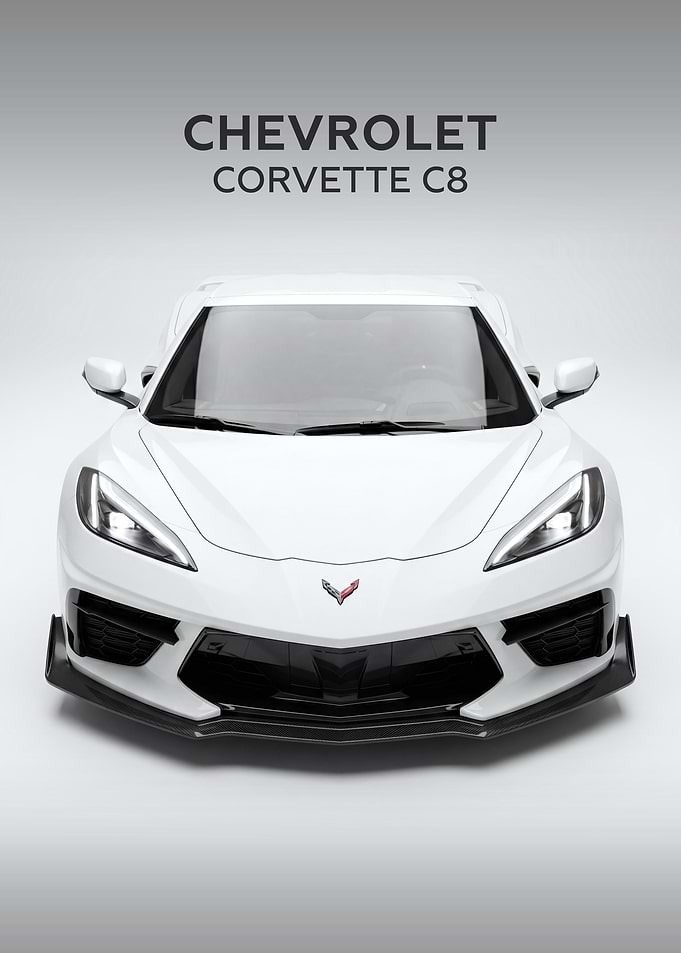 Chevrolet Corvette C8 Front View