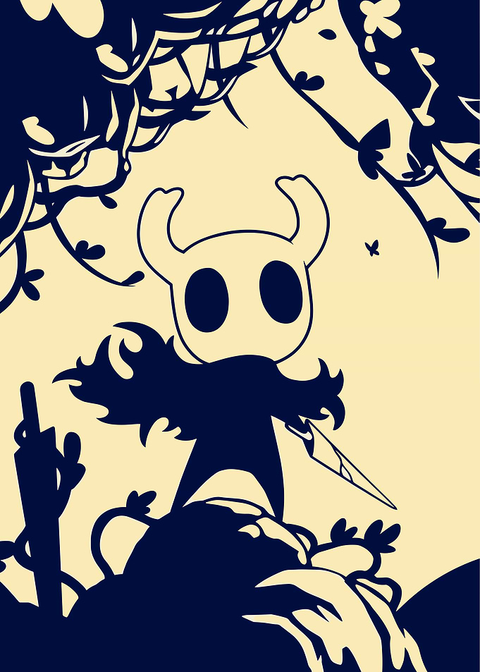 The Knight from Hollow Knight