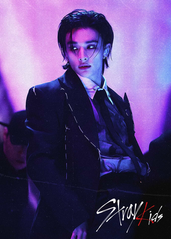 Stray Kids Hyunjin Vintage art