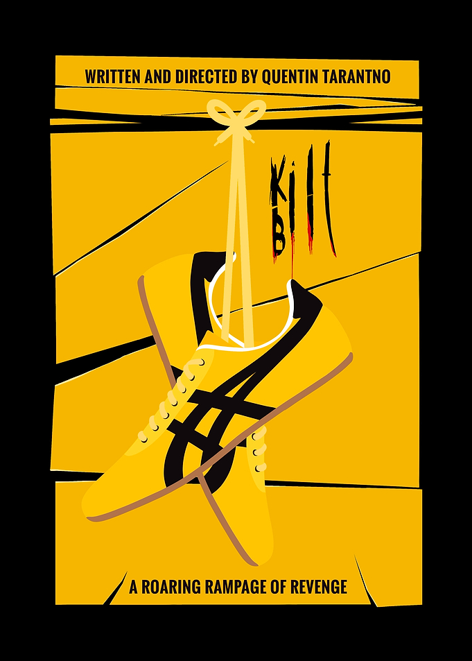 Kill Bill Yellow Shoes Poster