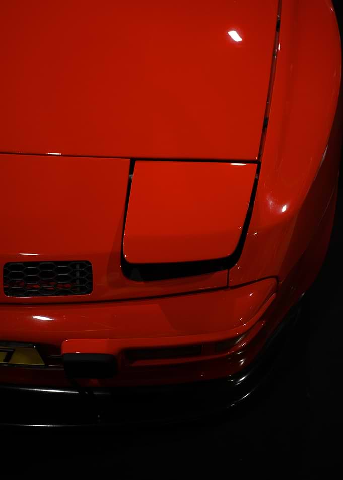 Red Porsche 944 Hood and Headlight