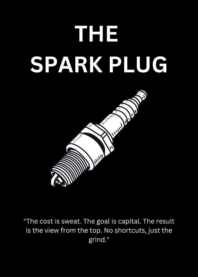 The Spark Plug Motivational Poster