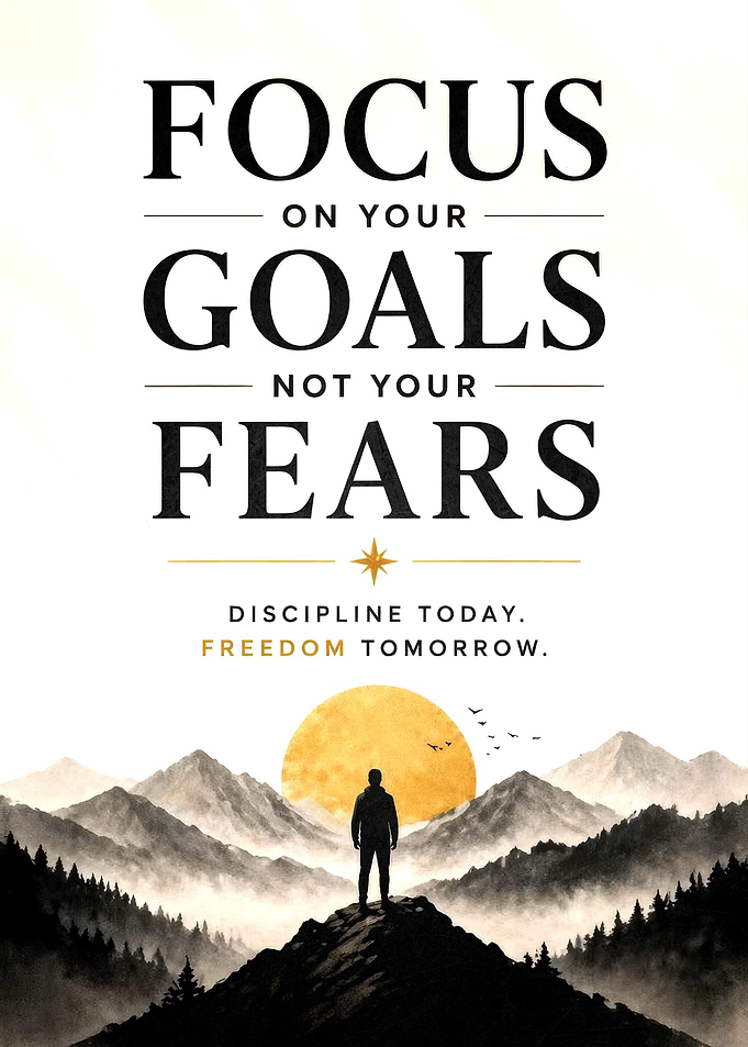 Focus on your goals, not your fears