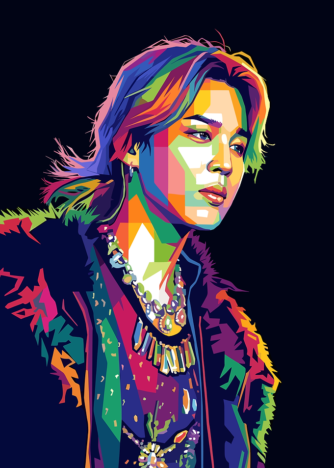 Jimin Pop Art Portrait
