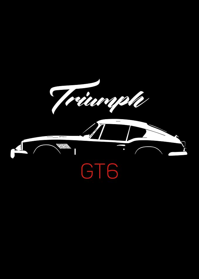 Triumph GT6 Car Silhouette