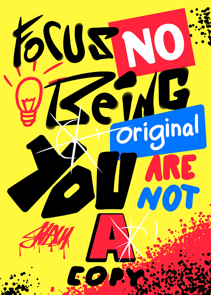 Inspirational Graffiti Text Art