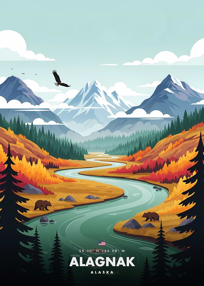 Alagnak Alaska Landscape