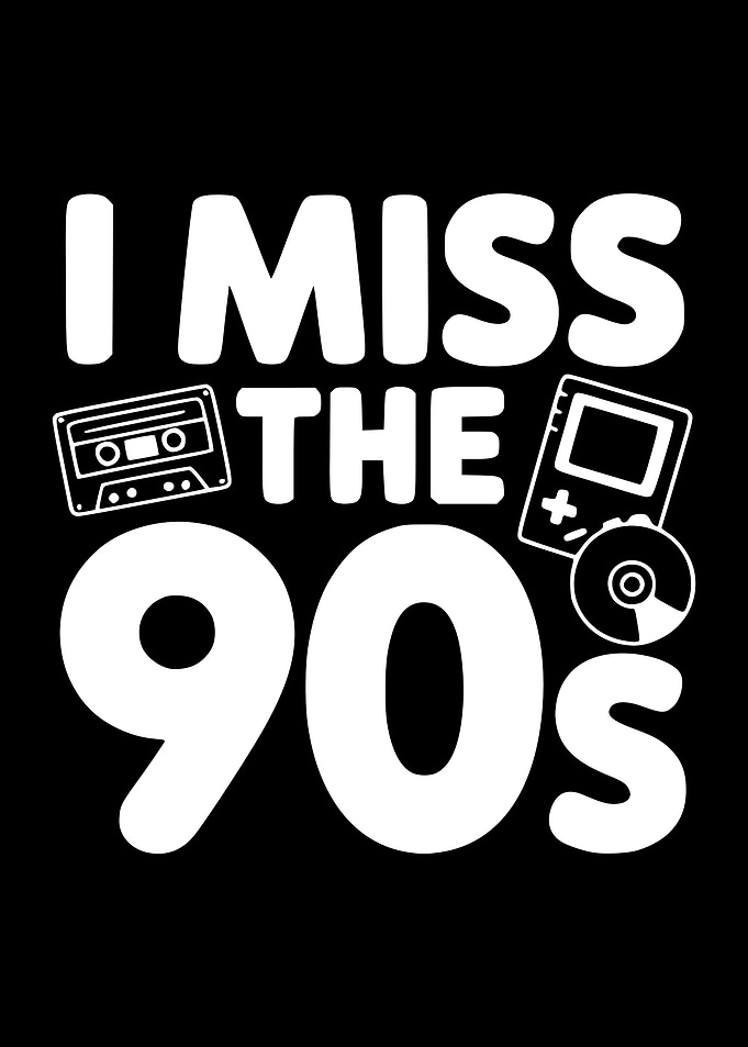 I Miss The 90s Retro Design