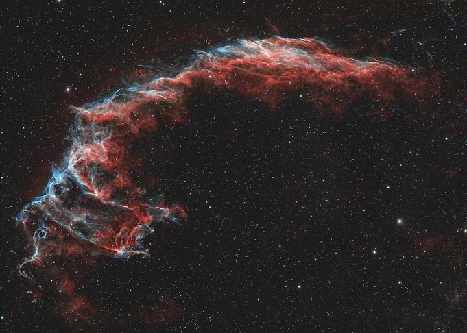 Veil Nebula in Space