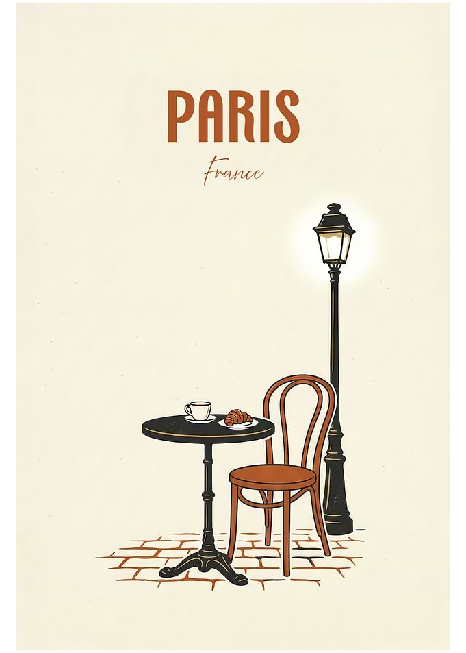 Parisian Cafe Scene